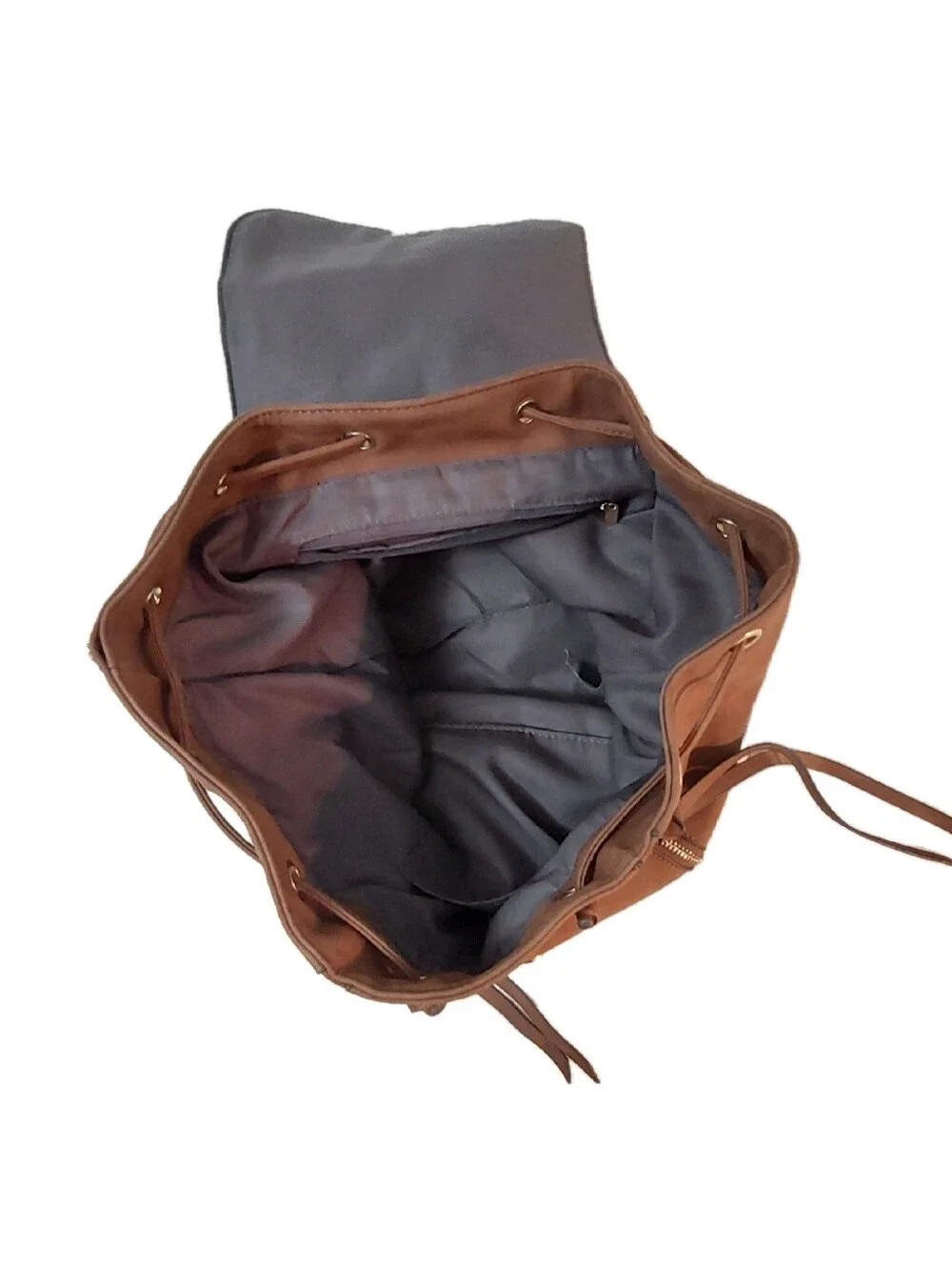 JustFab brown faux